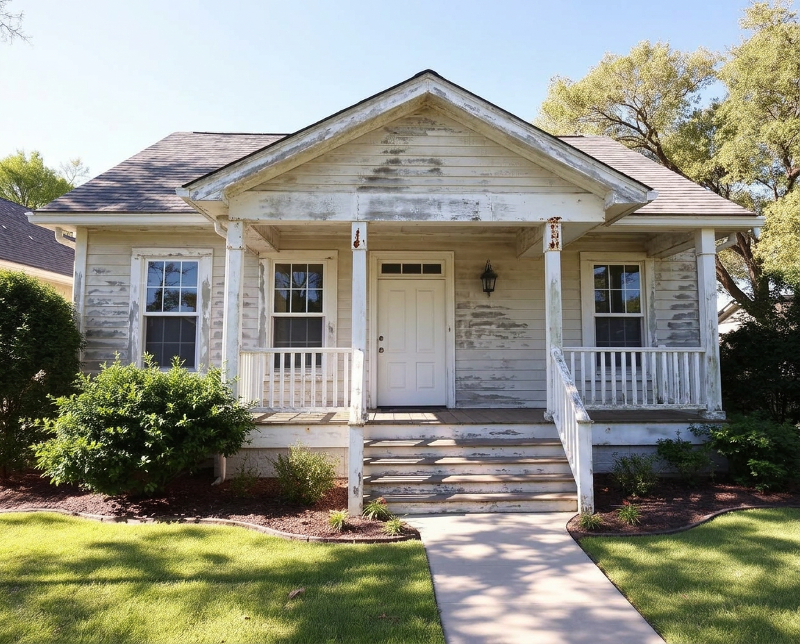 Front exterior of a home — before